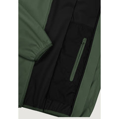 Green Polyester Shell Jacket