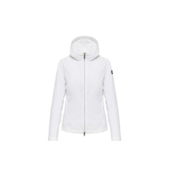 White Polyester Shell Jacket