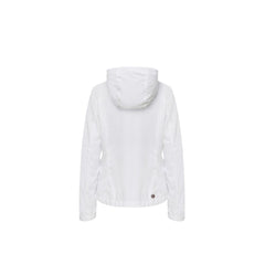 White Polyester Shell Jacket