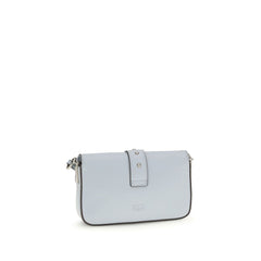 حقيبة كتف من جلد العجل الأزرق برج الثور