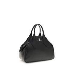 Black Polyurethane Handbag