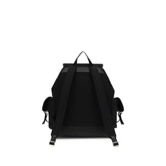 Black Fabric Backpack