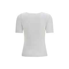 تي شيرت قطن أبيض