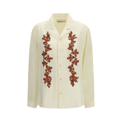 Bicolor Cotton Pattern Shirt