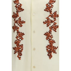 Bicolor Cotton Pattern Shirt