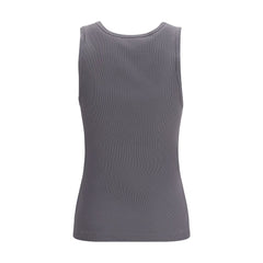 Gray Cotton Tank Tops