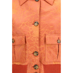 Multicolor Calf Leather Bos Taurus Bomber