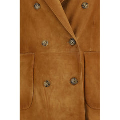 Beige Goatskin Blazer