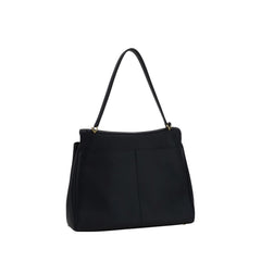Black Calf Leather Bos Taurus Shoulder Bag