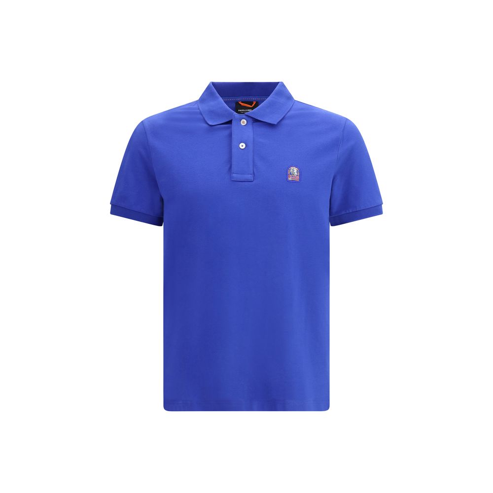 Blue Cotton Polo Shirt
