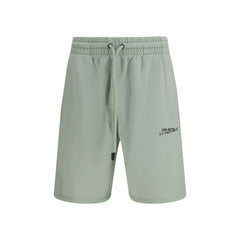 Bicolor Cotton Bermuda Shorts
