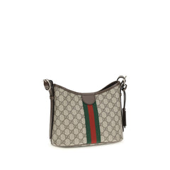 Beige Fabric Shoulder Bag