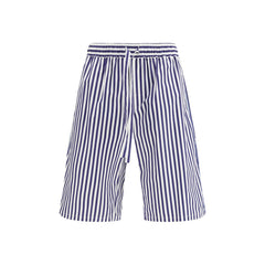 Multicolor Cotton Bermuda Shorts