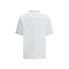 White Cotton Polo Shirt