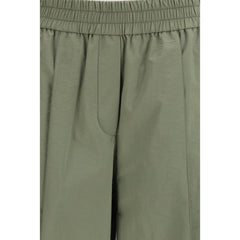 Bicolor Cotton Casual Pants