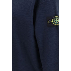 Blue Cotton Sweatshirt