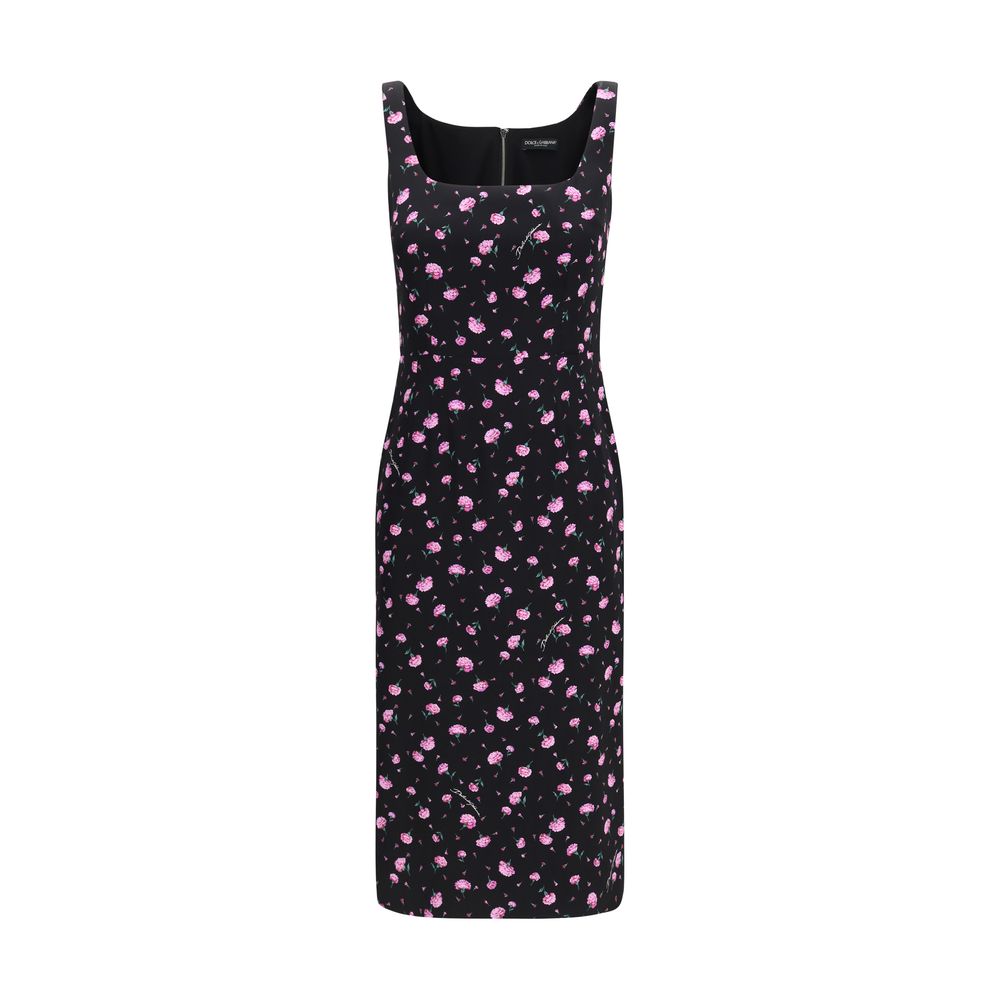 فستان كاجوال متعدد الألوان من الحرير