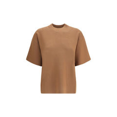 Brown Polyester T-Shirt