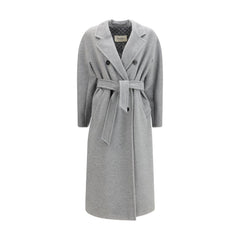 Gray Fleece Wool Coat