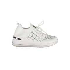 Bianco Polyester Women Sneaker
