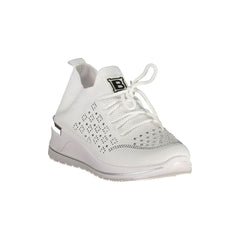 Bianco Polyester Women Sneaker