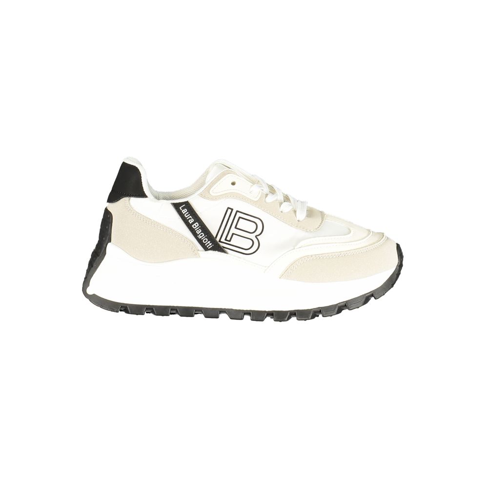 Bianco Polyurethane Women's Sneaker