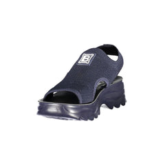 Blue Polyester Women Sandal