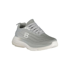 Grigio Polyester Women Sneaker