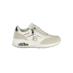 Bianco Poliestere Women Sneaker