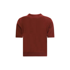 Bordeaux Wool Polo Shirt
