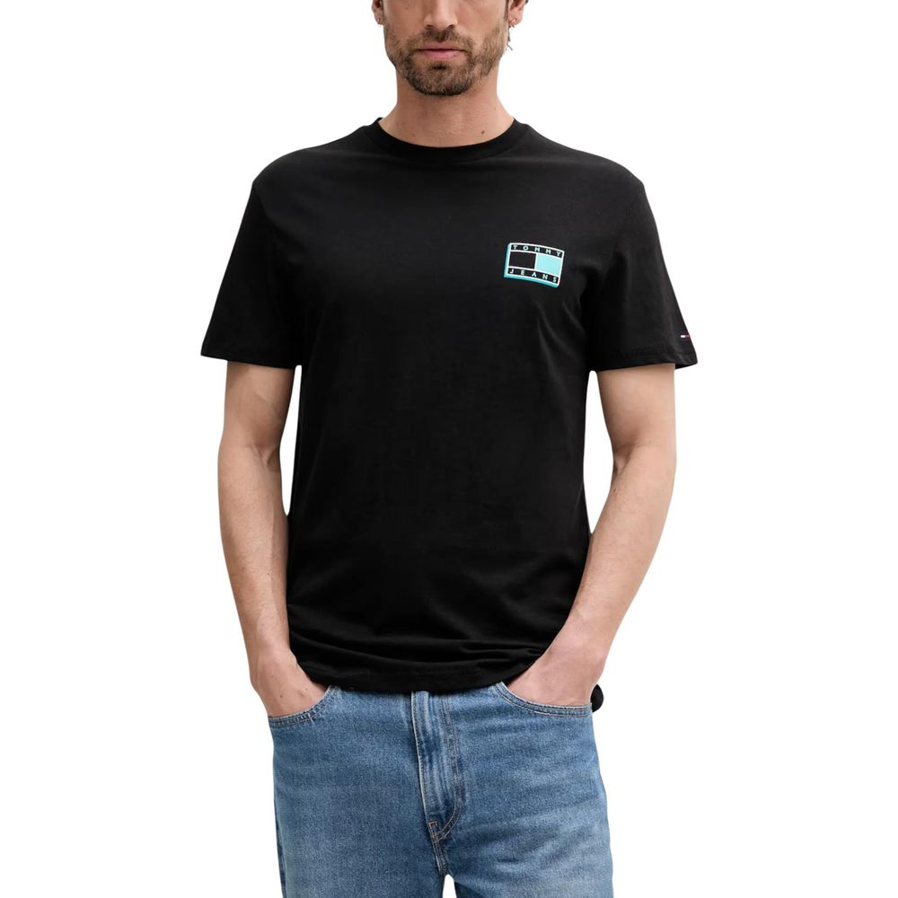 Black Recycled Cotton T-Shirt