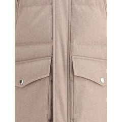 Beige Wool Clothing