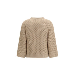 Beige Fleece Wool Sweatshirt