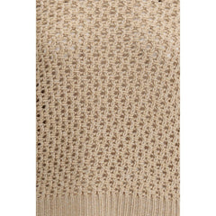 Beige Fleece Wool Sweatshirt