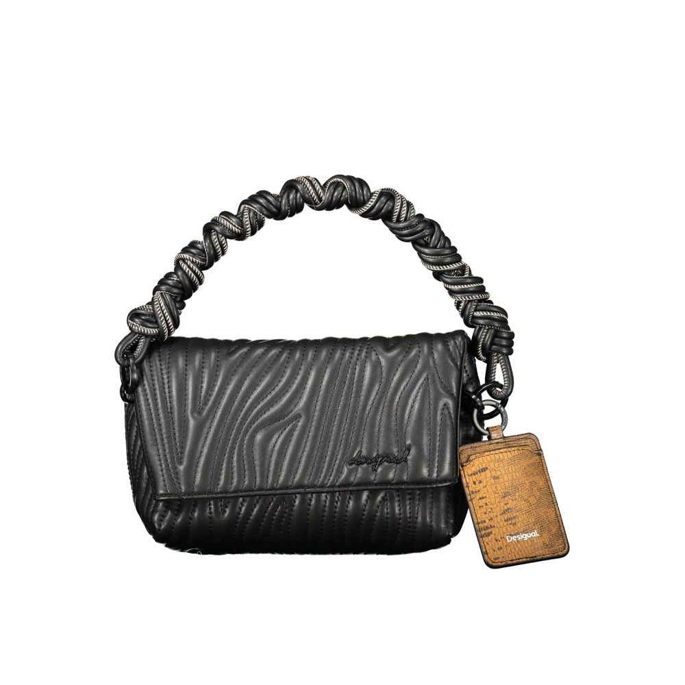 Ecru Polyurethane Women's Handbag