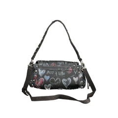 Black Polyester Women Bag