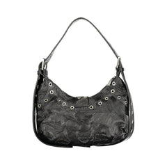 Black Polyurethane Women's Mini Bag