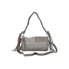 Grigio Cotton Women Handbag