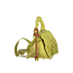 Yellow Polyethylene Handbag