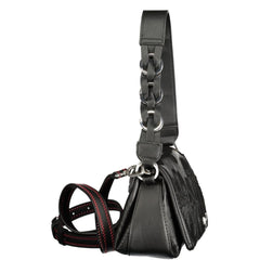 Black Polyurethane Women's Bag