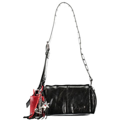 حقيبة يد نسائية من البولي يوريثين الأسود