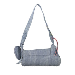 Azzurro Cotton Women Shoulder Bag