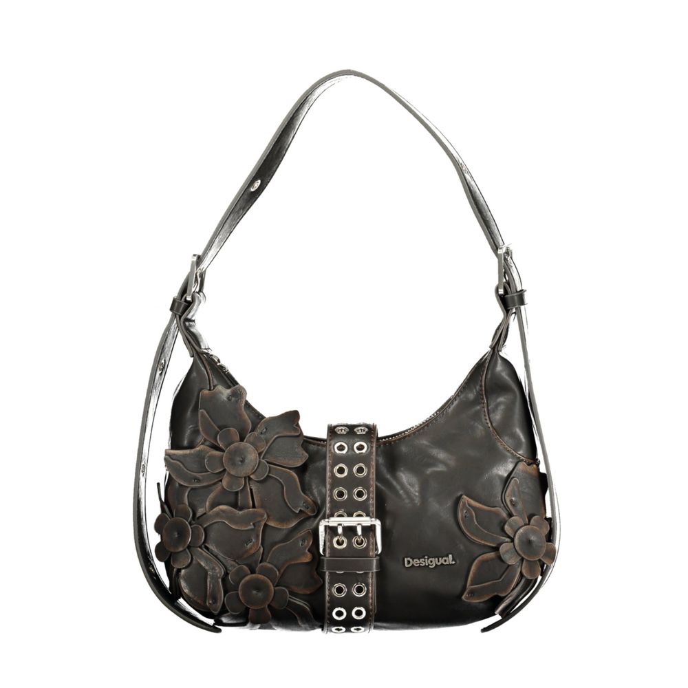 Marrone Polyurethane Women's Shoulder Bag