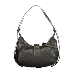 Marrone Polyurethane Women's Shoulder Bag