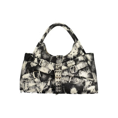 Nero Polyester Women's Handbag