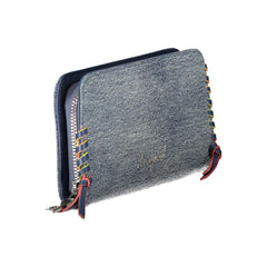 Blue Cotton Wallet