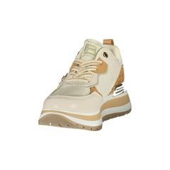 Beige Polyurethane Women Sneaker