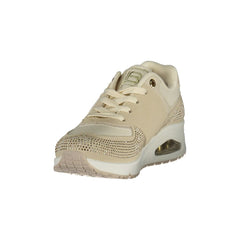Beige Polyurethane Women Sneaker