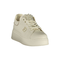 Bianco Polyurethane Women Sneaker