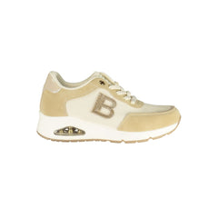 Beige Polyurethane Women Sneaker